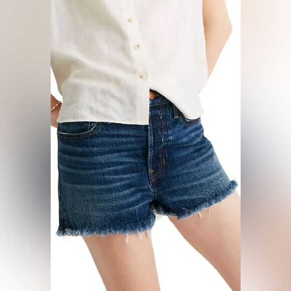 Madewell Pants - Madewell Women's The Dad Jean Short Button Fly Jean Shorts  NWT  |   Size:  27